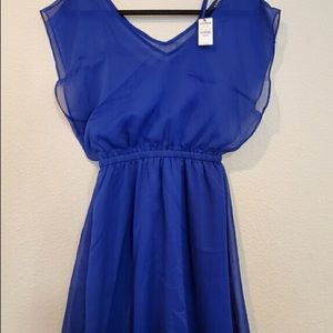 Blue cocktail dress by Express